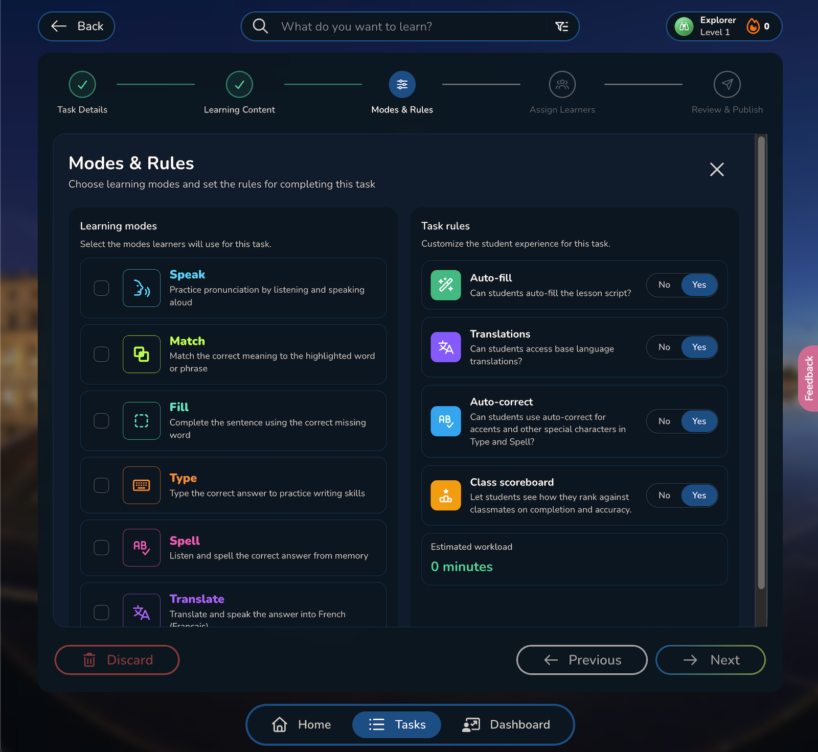 immerseme-configure-task-modes-rules.png